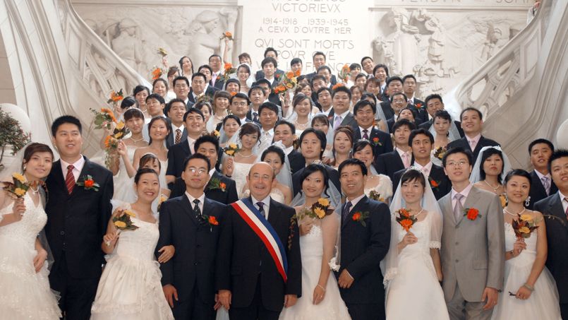 FRANCE-CHINA-TOURISM-WEDDING