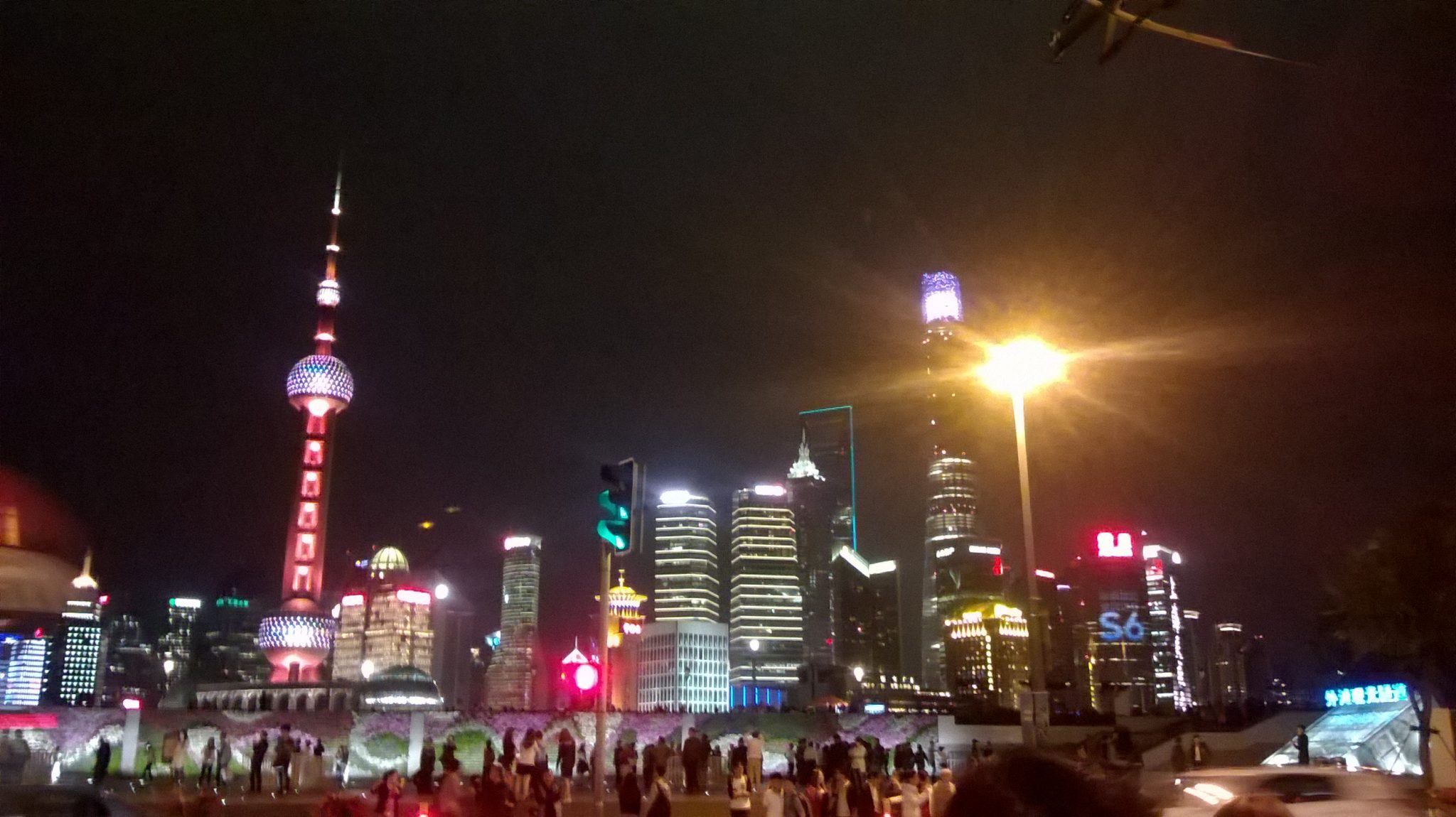 Le bund à Shanghai